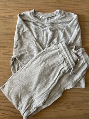 Reformation Gray Knit Lounge Set Size S